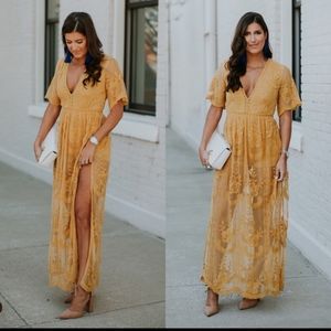Socialite Lace Romper Dress